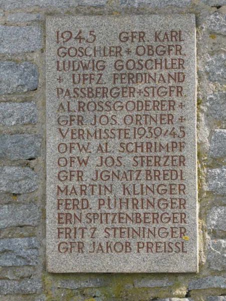 Kriegerdenkmal in Passau Ries