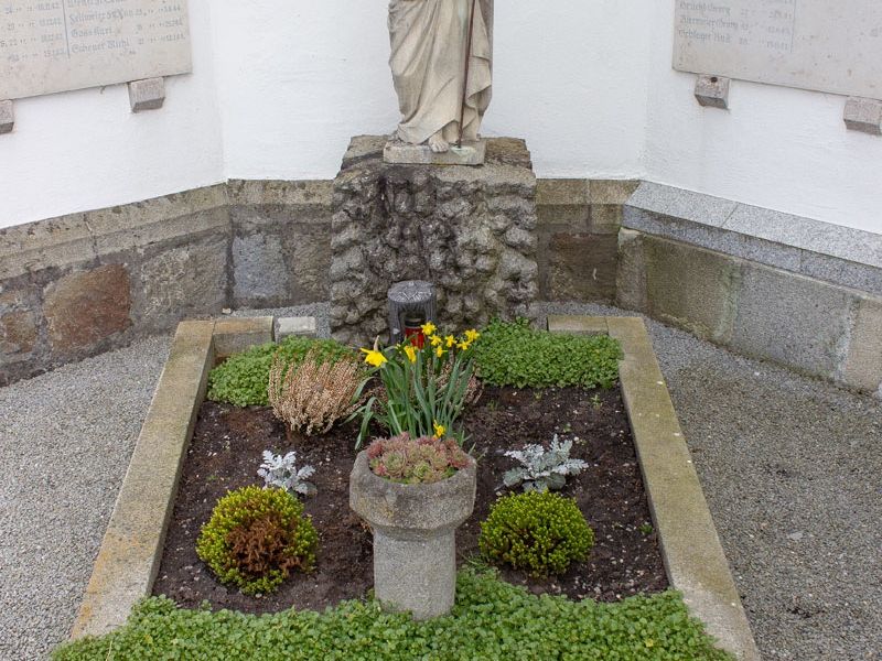 Kriegerdenkmal in Aunkirchen bei der Kirche